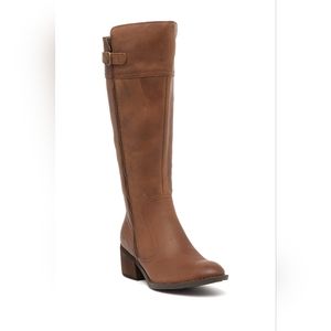 Born Fannar Brown Leather Knee High Boots